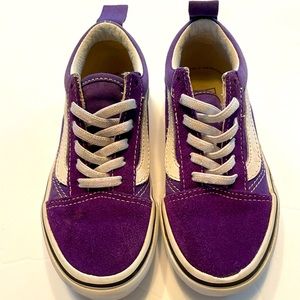 Vans purple sneakers for kids Size 11